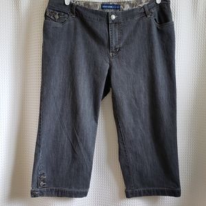 Women's 5-pocket denim capris